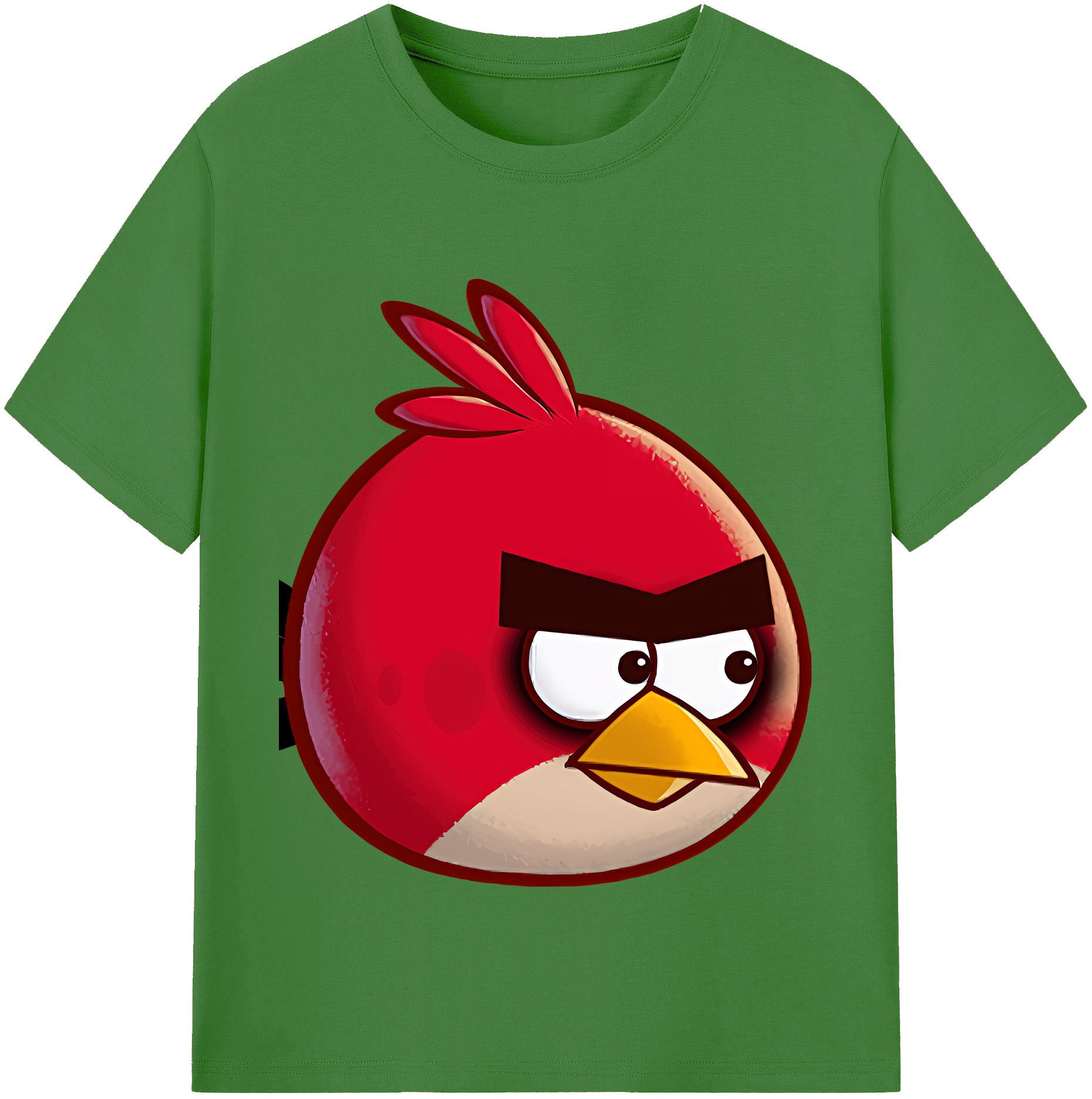 （画像用） Angry Birds アングリーバード レディースカジュアルプリントTシャツ（綿100％）